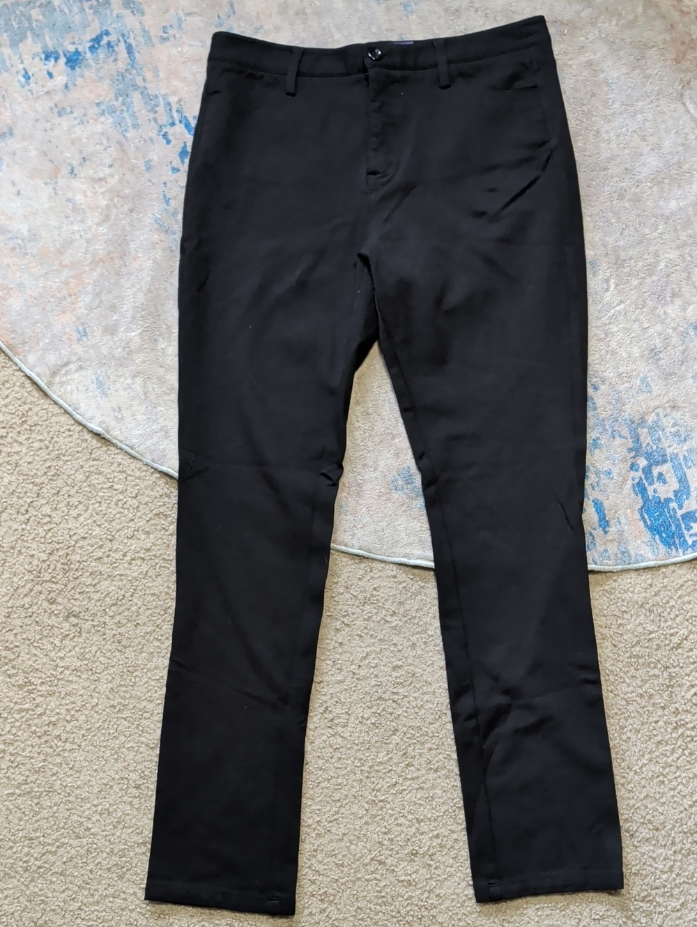 NYDJ Black Slim Fit Chino Pants Women's 12